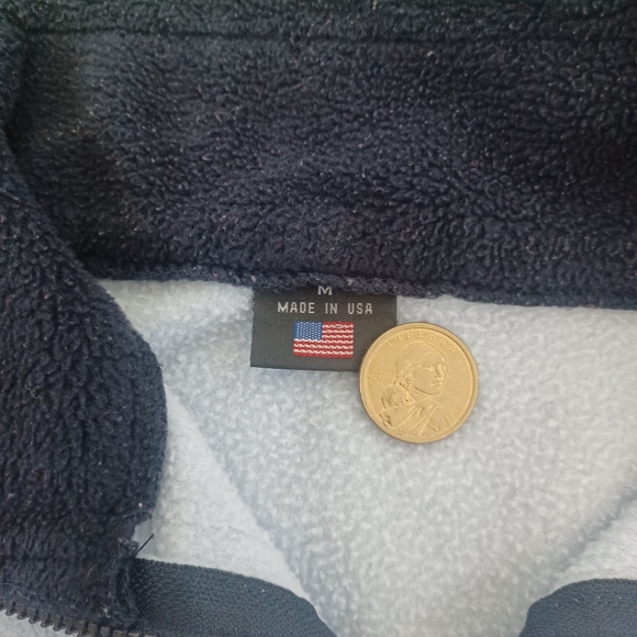 VINTAGE Womens Longboat Key Florida USA Quarter Zip Sweatshirt Size Medium - Picture 5 of 5